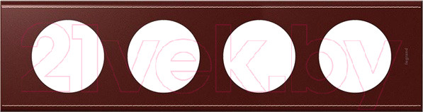 Изображение товара Рамка для выключателей и розеток Legrand Celiane 69294 (кожа классик)