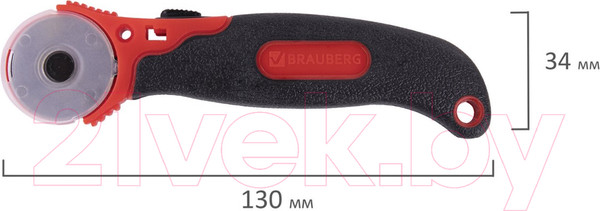 Изображение товара Нож канцелярский Brauberg 238089