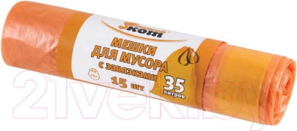 Изображение товара Пакеты для мусора Рыжий кот 310400 (35л, 15шт)