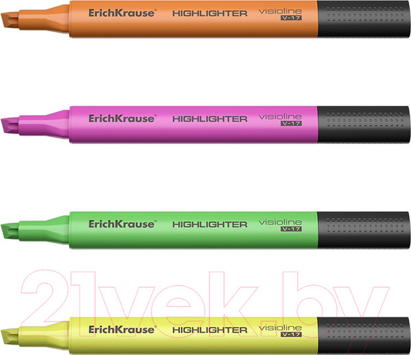 Изображение товара Набор маркеров Erich Krause Visioline V-17 / 56704 (4шт)