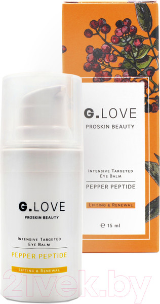 Изображение товара Крем для век G.Love Intensive Targeted Eye Balm Pepper Peptide Против морщин (15мл)