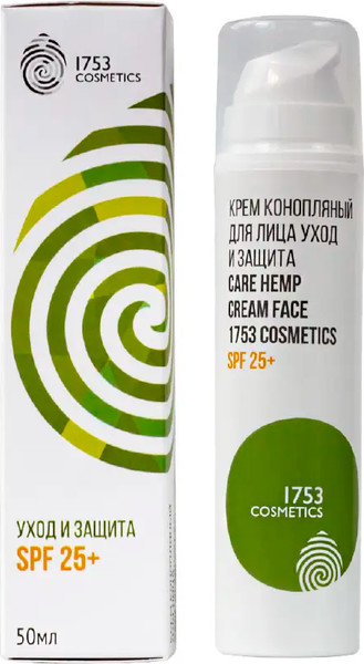 Изображение товара Крем для лица 1753 Cosmetics Care Hemp Cream face Конопляный Защита (50мл)