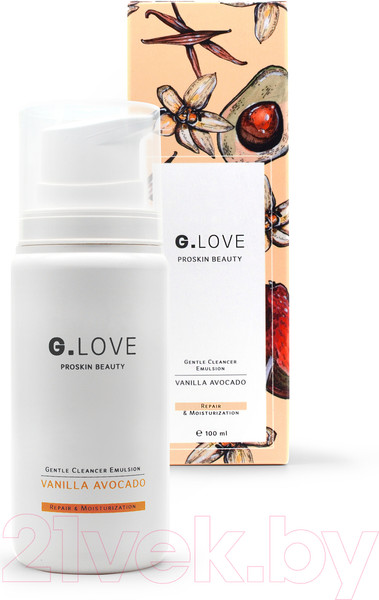Изображение товара Эмульсия для умывания G.Love Gentle Cleancer Emulsion Vanilla Avocado Очищающая (100мл)