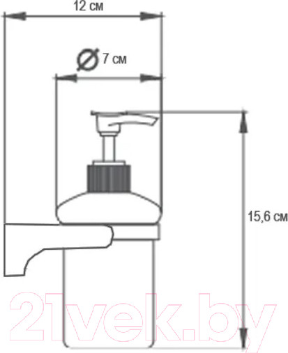 Изображение товара Дозатор для жидкого мыла Ekko E3427 (античная бронза)