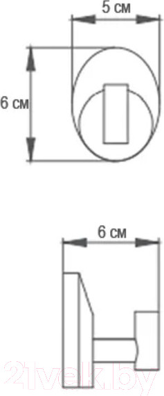 Изображение товара Крючок для ванной Ekko E1605-1