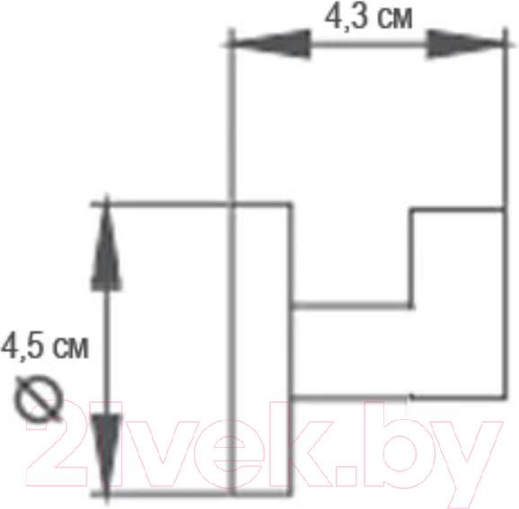 Изображение товара Крючок для ванной Ekko E1705-1