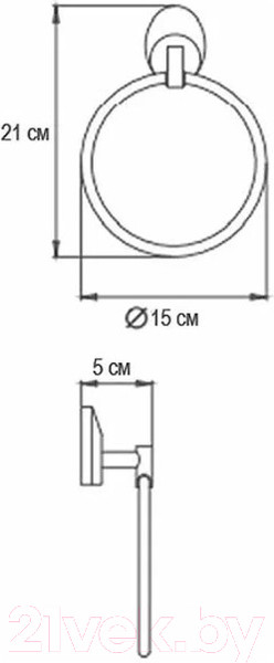 Изображение товара Держатель для полотенца Ekko E1604