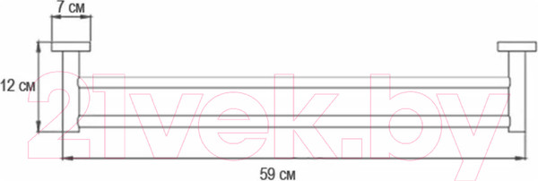 Изображение товара Держатель для полотенца Ekko E3109