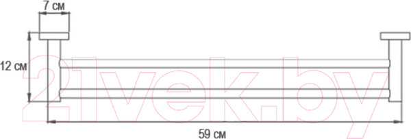 Изображение товара Держатель для полотенца Ekko E3209