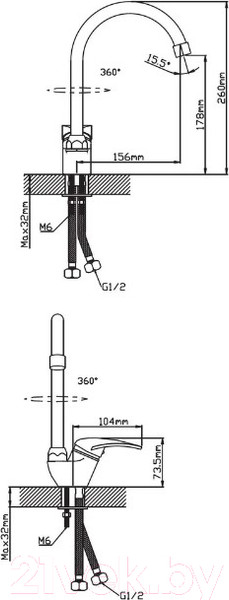 Изображение товара Смеситель Cronwil CD038-51