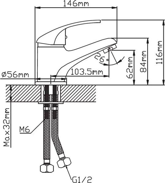 Изображение товара Смеситель Cronwil CD040-10
