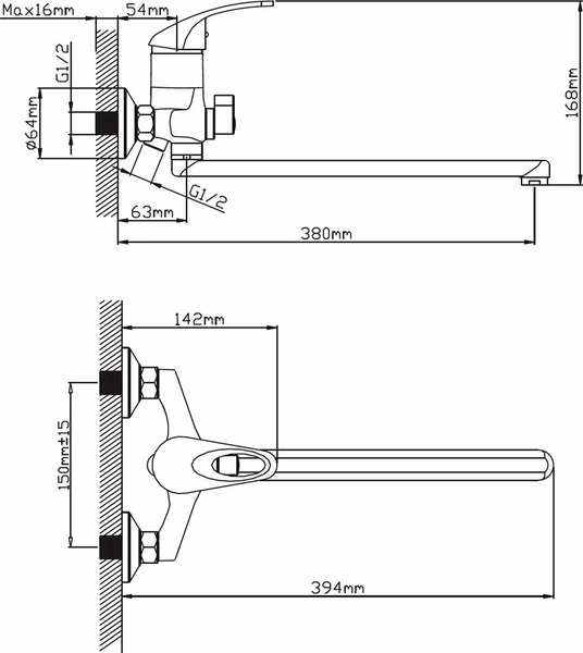 Изображение товара Смеситель Cronwil CD040-22