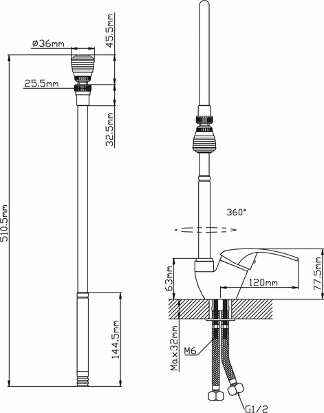 Изображение товара Смеситель Cronwil CD040-58