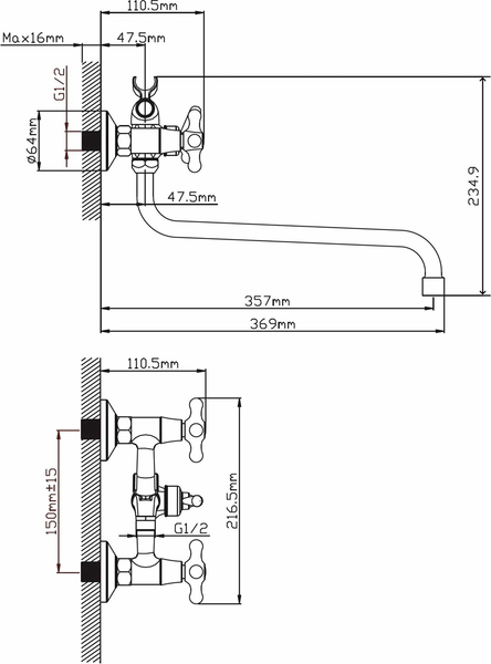 Изображение товара Смеситель Cronwil CD340-22