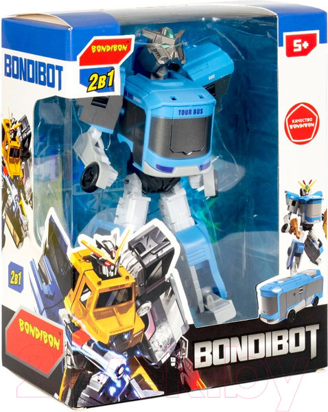 Изображение товара Робот-трансформер Bondibon Робот-автобус / ВВ5738 (синий)