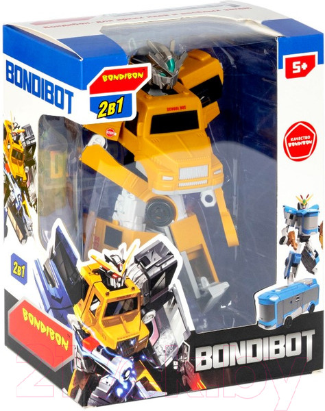 Изображение товара Робот-трансформер Bondibon Автобус / ВВ5737 (желтый)