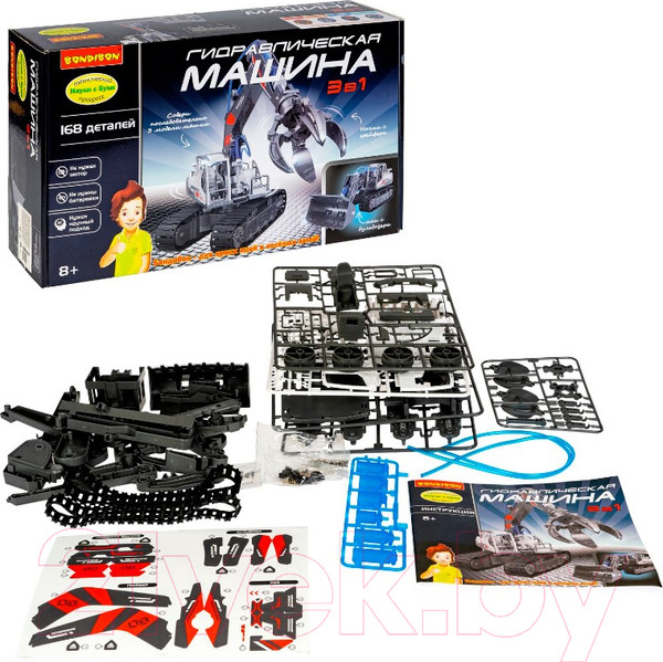 Изображение товара Конструктор Bondibon Гидравлическая машина 3 в 1 / ВВ5694
