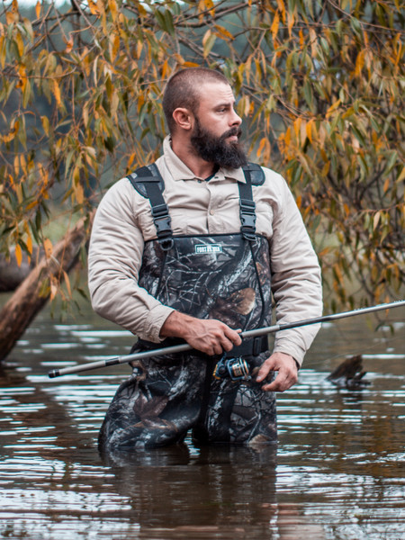 Изображение товара Вейдерсы для охоты и рыбалки FortMen Неопрен ЭВА 34 Камо дуб / 34(СЕ)1500НПР (р-р 44,52-54)