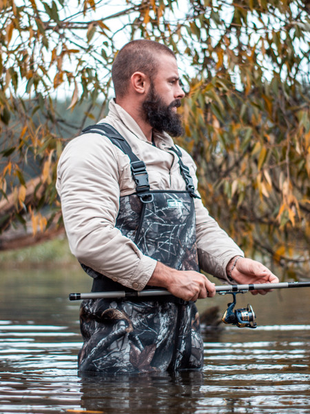 Изображение товара Вейдерсы для охоты и рыбалки FortMen Неопрен ЭВА 34 Камо дуб/ 34(СЕ)1500НПР (р-р 44, 56-58)