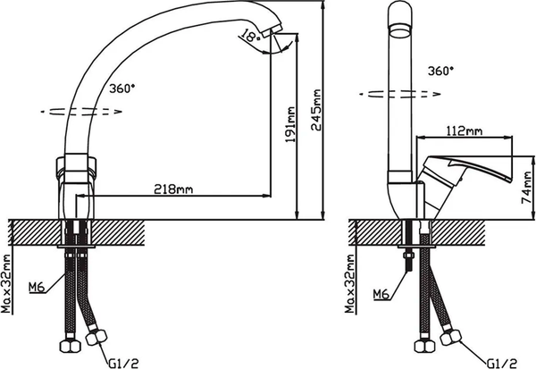 Изображение товара Смеситель Cronwil CP036-41