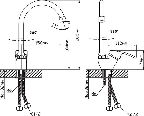 Изображение товара Смеситель Cronwil CP036-51