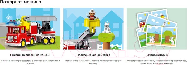 Изображение товара Конструктор Lego Duplo Пожарная машина 10969