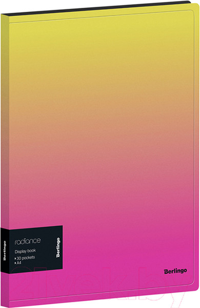 Изображение товара Папка для бумаг Berlingo Radiance / DB4_30001 (желтый/розовый)