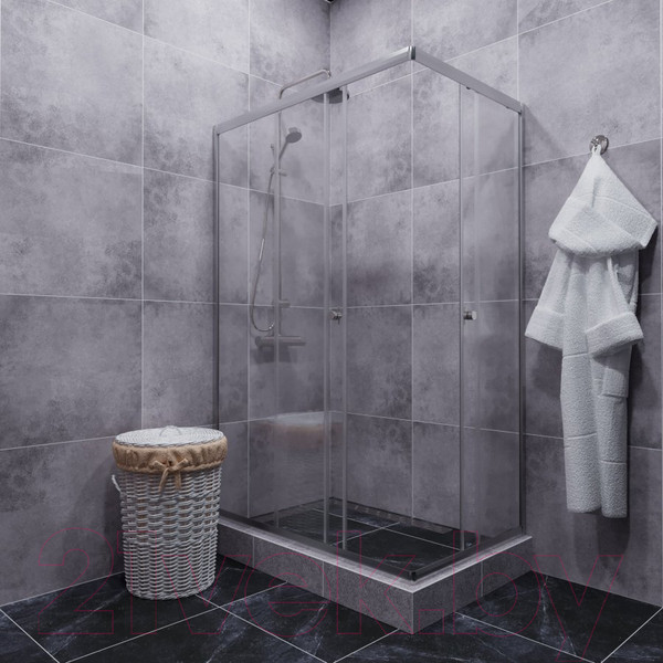 Изображение товара Душевой уголок Triton Вента 120x80 (хром, без поддона)