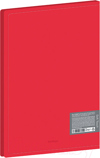 Изображение товара Папка для бумаг Berlingo Soft Touch / DB4_30982 (красный)