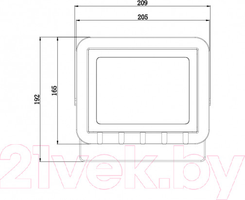 Изображение товара Прожектор ЭРА PRO LPR-061-0-65K-050 / Б0043591