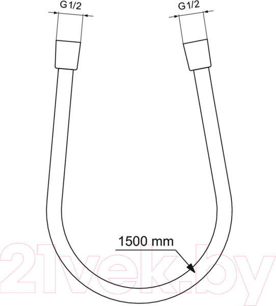 Изображение товара Душевой шланг Ideal Standard Idealflex BE150AA