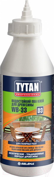 Изображение товара Клей Tytan Professional ПВА Столярный D3 (175мл)