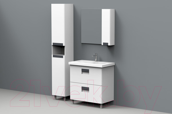 Изображение товара Шкаф с зеркалом для ванной АВН Сорренто 80 / 115.11