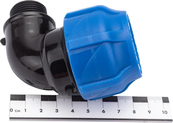 Изображение товара Отвод Valfex ПНД 32x3/4 75/15 с наружной резьбой / 1210012432034