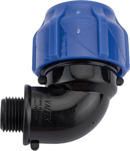 Изображение товара Отвод Valfex 63х2" 12/3 / 1210012463200 (с наружной резьбой)