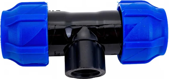 Изображение товара Тройник переходной Valfex ПНД 32-3/4"-32 40/8 / 1210013203432 (с внутренней резьбой)