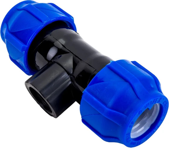 Изображение товара Тройник переходной Valfex ПНД 32-3/4"-32 40/8 / 1210013203432 (с внутренней резьбой)