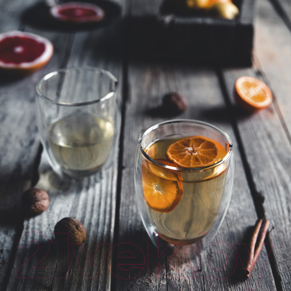 Изображение товара Набор стаканов для горячих напитков Fissman Romano / 6446 (2шт)