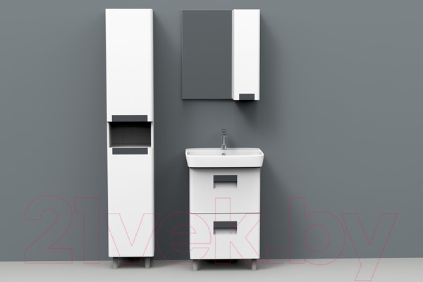 Изображение товара Шкаф с зеркалом для ванной АВН Сорренто 60 / 115.09