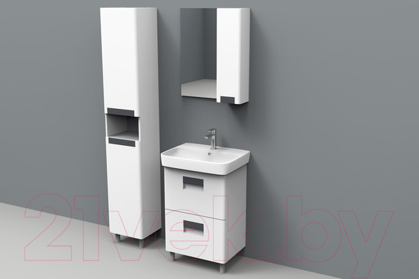 Изображение товара Шкаф с зеркалом для ванной АВН Сорренто 60 / 115.09