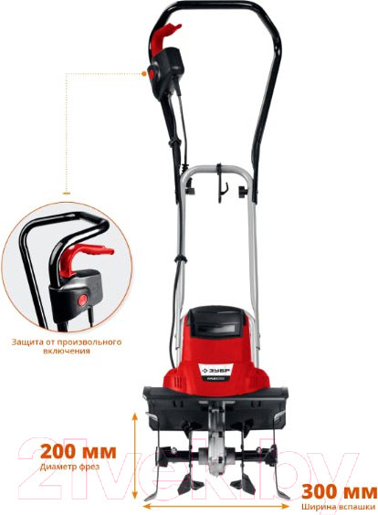 Изображение товара Мотокультиватор электрический Зубр ККД-900