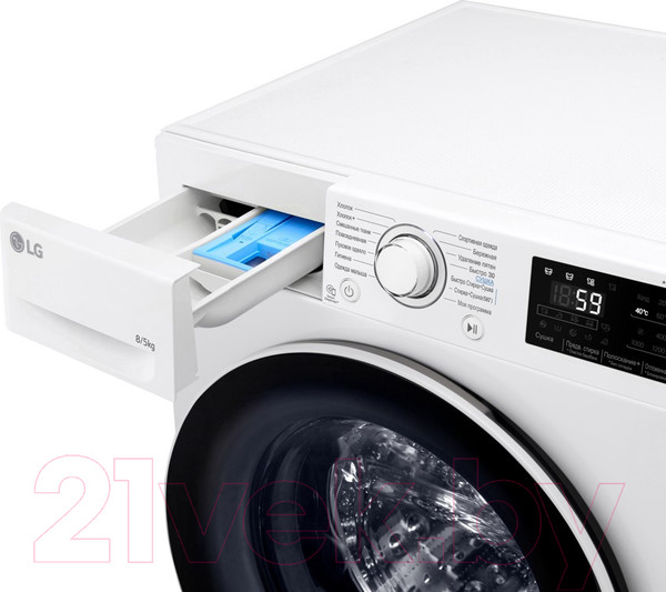 Изображение товара Стирально-сушильная машина LG F4J6TM7W