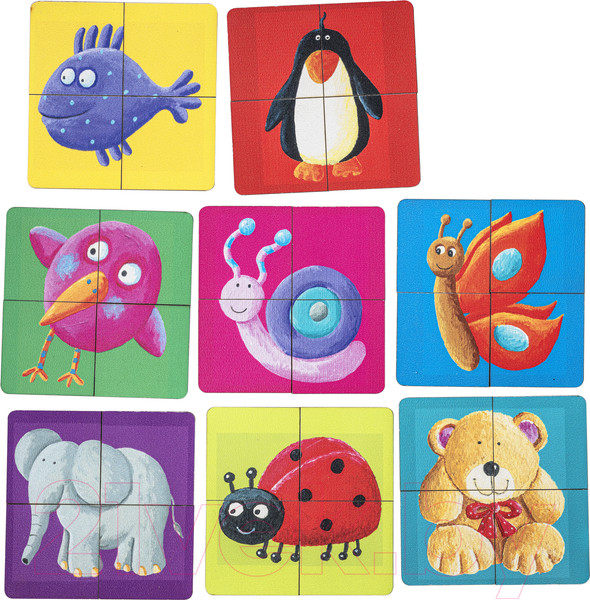 Изображение товара Развивающая игра Айрис-пресс IQ пазл деревянный. Веселые картинки 3+ / 9785811282494