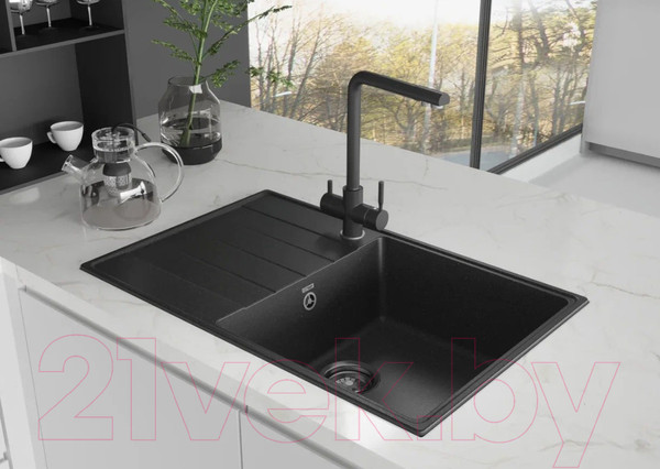 Изображение товара Мойка кухонная Ulgran Quartz Prima 780 08