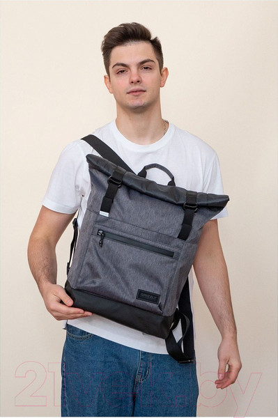 Изображение товара Рюкзак Grizzly RQL-315-1 (черный/серый)