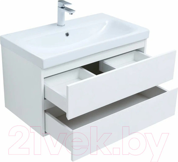 Изображение товара Тумба с умывальником Aquanet Беркли 80 / 306359