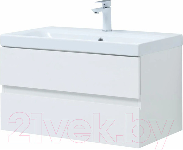 Изображение товара Тумба с умывальником Aquanet Беркли 80 / 306359