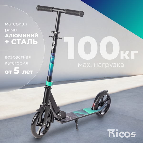 Самокат городской Ricos Impulse 200H (зеленый)