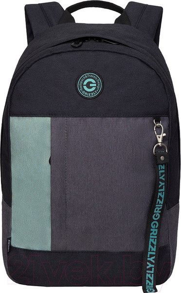 Изображение товара Рюкзак Grizzly RXL-327-3 (черный/мятный)