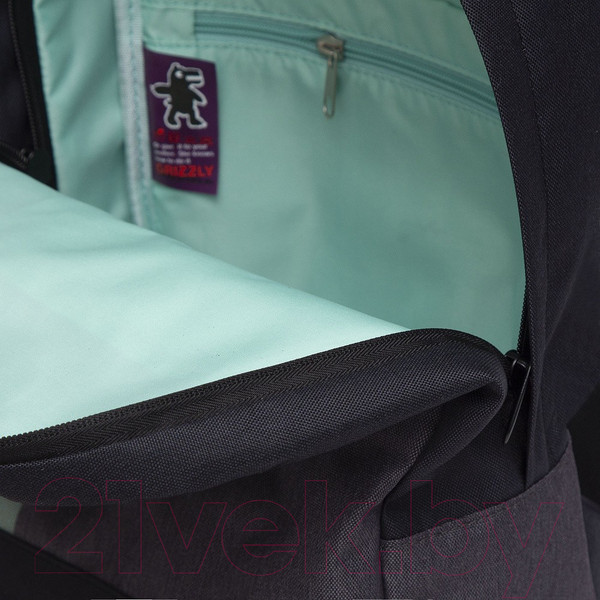 Изображение товара Рюкзак Grizzly RXL-327-3 (черный/мятный)